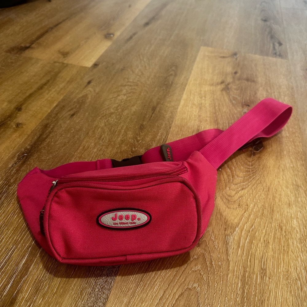 Pink jeep crossbody